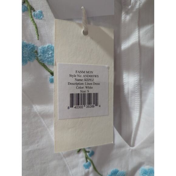 Fanm Mon x Andie Kepez Kaftan Linen Maxi Dress NWT - Picture 7 of 11